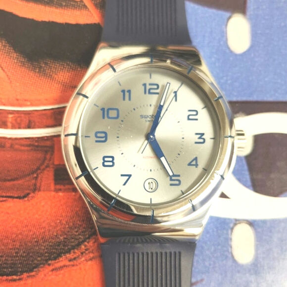 Swatch SISTEM NAVY YIS409 2017 Sistem51 Irony Swiss made Automatic watch - Picture 1 of 8